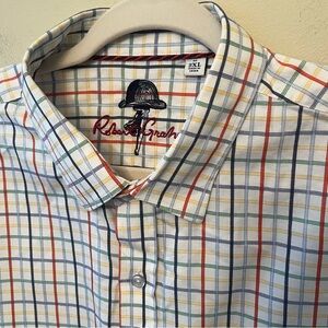 Robert Graham Plaid Button Up Men’s 2XL 100% Cotton Long Sleeves Preppy Classic